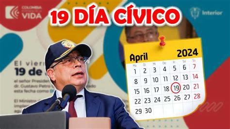 19 de abril dia civico en colombia